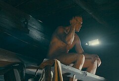 Gustaf Skarsgard nude in To Cook a Bear
