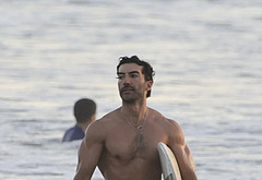 Justin Baldoni Shirtless at the Costa Rica Beach