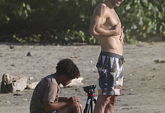 Justin Baldoni Shirtless at the Costa Rica Beach
