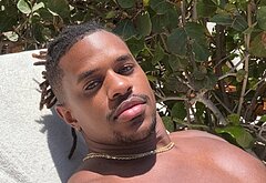 Jeremy Pope shirtless