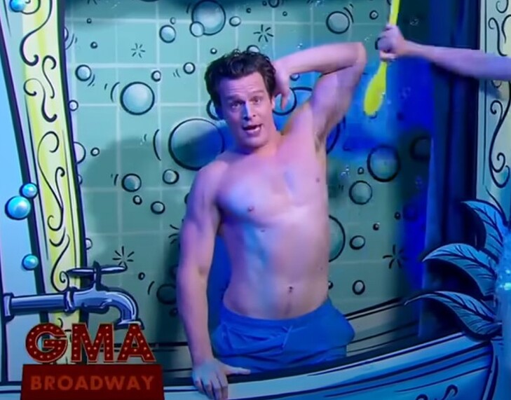 Jonathan Groff shirtless