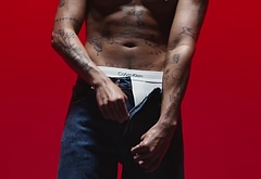 Bad Bunny Calvin Klein underwear pics