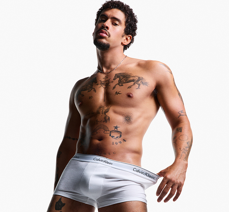Bad Bunny Calvin Klein underwear pics