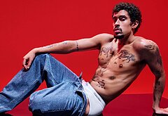 Bad Bunny Calvin Klein underwear pics