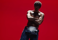 Bad Bunny Calvin Klein underwear pics