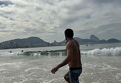 Nikolas Antunes shirtless