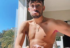 Bad Bunny cock bulge and erotic pics