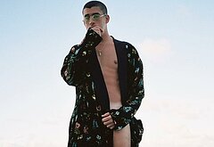 Bad Bunny cock bulge and erotic pics