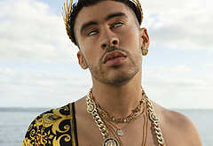 Bad Bunny cock bulge and erotic pics