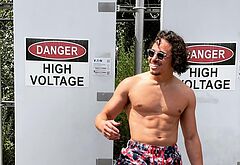 Anthony Ramos shirtless and bulge underwear pics