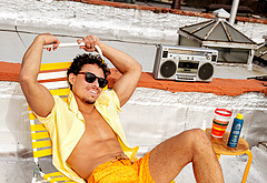 Anthony Ramos shirtless and bulge underwear pics