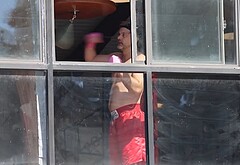 Joshua Jackson Shows Off Boxing Skills Shirtless in Los Angeles