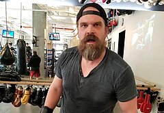 David Harbour shirtless and bulge pics