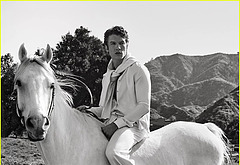 Connor Storrie sexy for Vogue