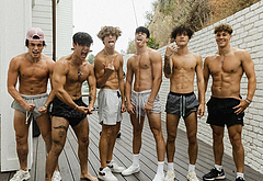 Noah Beck nude and wet underwear photos