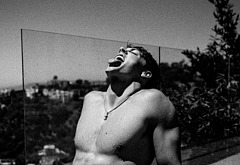 Noah Beck dick bulge and shirtless underwear pics