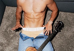 Noah Beck dick bulge and shirtless underwear pics