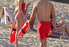 Noah Beck shirtless beach shots