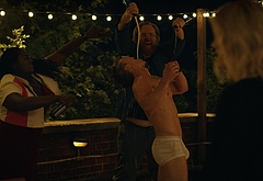 Freddie Stroma cock bulge