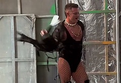 Luke Evans Bulge in The Rocky Horror Show Revival