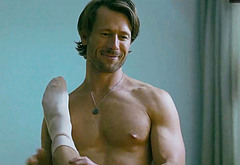 Glen Powell nude and sex senes