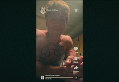 Glen Powell nude and sex senes