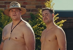 Dacre Montgomery shirtless