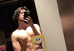 Xolo Mariduena cock bulge and shirtless pics