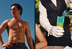 Hudson Williams shirtless for Madwoman Video