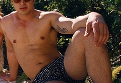 Hudson Williams shirtless for Madwoman Video