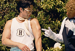 Hudson Williams shirtless for Madwoman Video