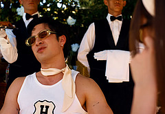 Hudson Williams shirtless for Madwoman Video