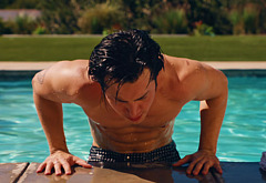 Hudson Williams shirtless for Madwoman Video