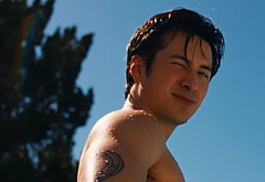 Hudson Williams shirtless for Madwoman Video