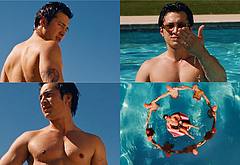 Hudson Williams shirtless for Madwoman Video