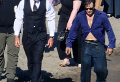 Cillian Murphy shirtless beach pics