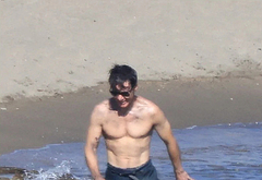 Cillian Murphy shirtless beach pics