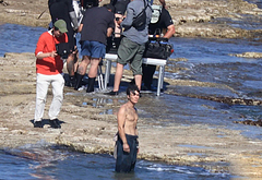 Cillian Murphy shirtless beach pics