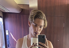 Nico Greetham shirtless and bulge pics