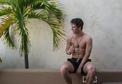 Nico Greetham shirtless and bulge pics