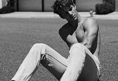 Nico Greetham shirtless and bulge pics