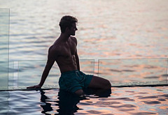 Nico Greetham shirtless and bulge pics