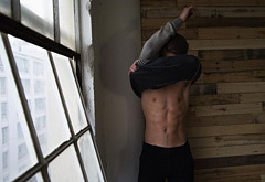 Nico Greetham shirtless and bulge pics