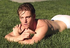 Nico Greetham shirtless and bulge pics