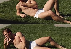 Nico Greetham shirtless and bulge pics