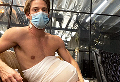 Nico Greetham shirtless and bulge pics