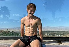 Nico Greetham shirtless and bulge pics