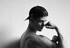 Nico Greetham shirtless and bulge pics