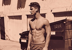 Nico Greetham shirtless and bulge pics