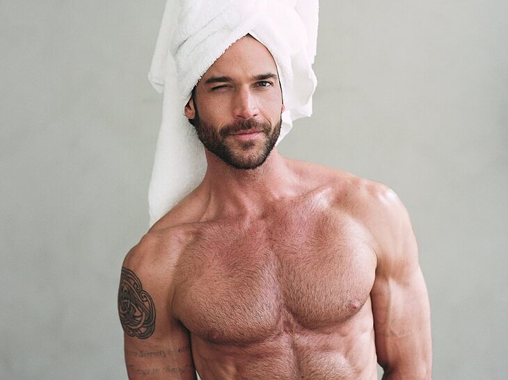 Jack Schumacher shirtless